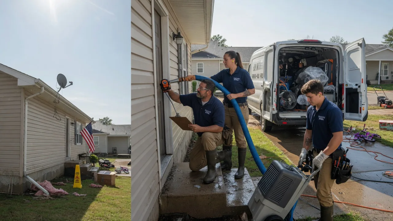 Ceiling Water Damage Restoration in Collins, WI near me